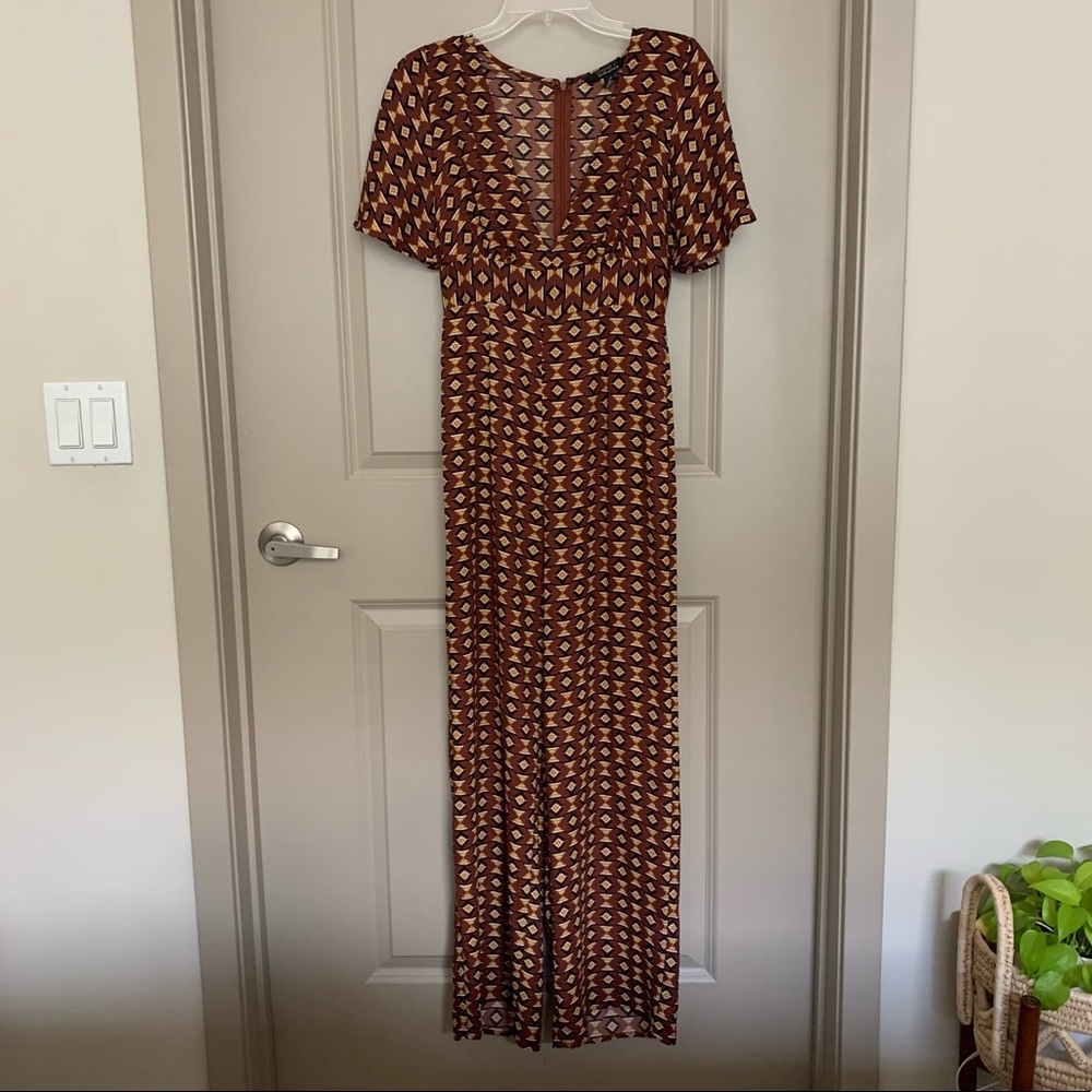 Forever 21 Brown Jumpsuit